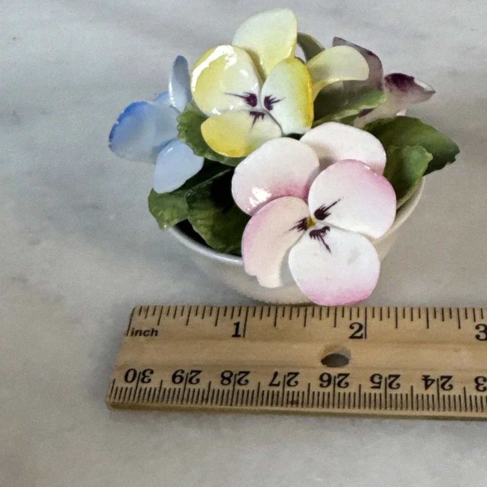 Vintage Coalport Bone China Flower Bouquet Vase Bowl Made In England 2.5